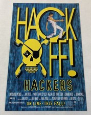 1995 Angelina Jolie HACKERS página de anúncio de filme ~ Hack Off! comprar usado  Enviando para Brazil