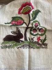 Vintage jacobean embroidery for sale  Westminster