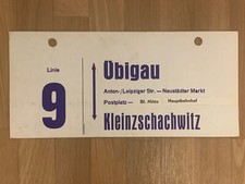 Seitenschild straßenbahn lini gebraucht kaufen  Dresden