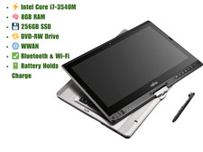 Notebook Fujitsu Lifebook T902 tela sensível ao toque + docking station + teclado + mouse + comprar usado  Enviando para Brazil