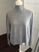 Suéter All Saints Feminino Médio Cinza Lã Relaxado Clássico Dinheiro Antigo Minimalista comprar usado  Enviando para Brazil