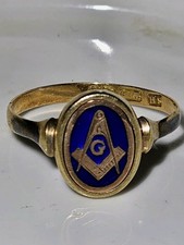 Antique 18ct masonic for sale  LOSTWITHIEL