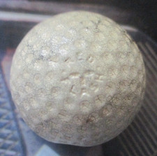Antiga - Bola de golfe RED FLASH - Dimple - Pequena britânica tamanho 1.62 comprar usado  Enviando para Brazil