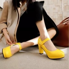 Damen highheel blockabsatz gebraucht kaufen  Deutschland