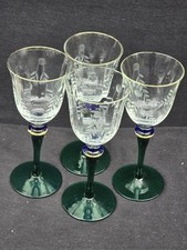 Set faceted etched for sale  STAINES-UPON-THAMES
