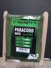 CORDA PARACORD HOKINETY 12 fios torcidos tipo lll 100 pés. 1000 lb. Verde, usado comprar usado  Enviando para Brazil
