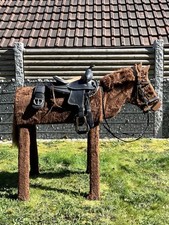 Holzpferd westernsattel zaumze gebraucht kaufen  Niederaichbach
