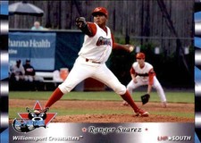 2016 NY-Penn League All-Star Game South #28 Ranger Suarez Venezuela cartão VZ comprar usado  Enviando para Brazil