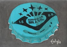 I6-105 Litografía Cerveza Cerveja Brasil. The Invertium Collection. comprar usado  Enviando para Brazil