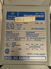 Modelo GE nº. Transformador tipo seco 9T51B105, 0,150 kVA, Pri. 120/240V seg. 12/24V, usado comprar usado  Enviando para Brazil