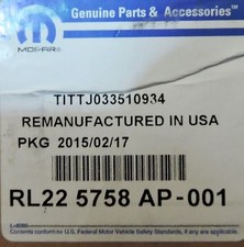 Mopar rl225758ap fits for sale  Draper