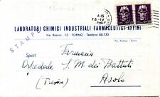13.4.1946 lettera laboratorio usato  Vodo Cadore