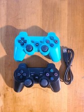 Lote de 2 controles e carregador Dualshock sem fio de substituição PlayStation 3 PS3 comprar usado  Enviando para Brazil