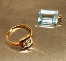 Carats bague aigue d'occasion  Deauville