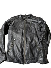 jack jones leather jacket for sale  UK