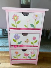 Girls pink bedside for sale  TELFORD