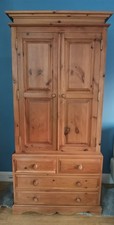 Vintage pine wardrobe for sale  BILLERICAY