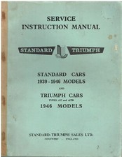 Standard 14hp triumph for sale  WORKSOP