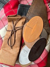 Bundle leather offcuts for sale  BEXHILL-ON-SEA