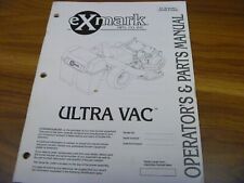 Sistema de ensacamento de gramado eXmark Ultra Vac catálogo de peças e manual do proprietário operador comprar usado  Enviando para Brazil