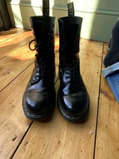 Martens black leather for sale  RAMSGATE