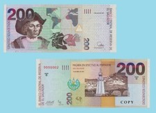 Usado, El Salvador 200 Colones 1997 * Cópia comprar usado  Enviando para Brazil