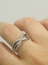 10k weißgold ring gebraucht kaufen  Berlin