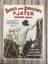 Carton publicitaire blanc d'occasion  Rodez
