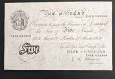 Bank england l.k for sale  EAST GRINSTEAD