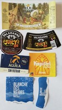 Lot étiquettes bières d'occasion  Les Avenières