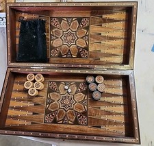 Wood inlay backgammon for sale  Painesville