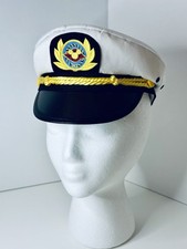 Usado, Chapéu Captain’s Disney Cruise Line, atualize sua roupa para a classe de oficiais! Ahoy! comprar usado  Enviando para Brazil