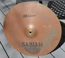 Prato VINTAGE 1986 SABIAN B8 16" CRASH - bom buraco PATINA INCRÍVEL PRIMEIRO? LOGOTIPO, usado comprar usado  Enviando para Brazil