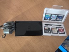 Sistema portátil Nintendo DS Lite ônix preto com caneta/carregado/dobradiças apertadas/6 jogos comprar usado  Enviando para Brazil