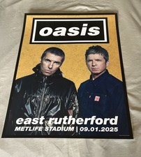 Pôster oficial do evento concerto Oasis Live 01/09/2025 East Rutherford NJ comprar usado  Enviando para Brazil