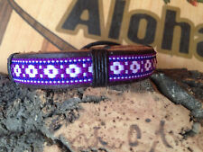 Bracciale cuoio tessuto usato  Roma