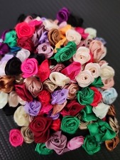 Mini fita de cetim rosas 160+ várias cores tons poliéster costura e artesanato comprar usado  Enviando para Brazil