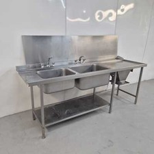Stainless double sink for sale  BRIDGWATER