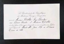 Georges pompidou invitation d'occasion  Faucogney-et-la-Mer