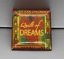 Pin Vintage 2003 Colcha dos Sonhos Tecidos Hancock St Jude Hospital Infantil, usado comprar usado  Enviando para Brazil