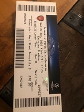 Ticket arsenal psg d'occasion  Jujurieux