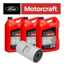 Kit de troca de óleo Motorcraft 15W-40 para 1994-2003 Ford Super Duty 7.3L Powerstroke, usado comprar usado  Enviando para Brazil