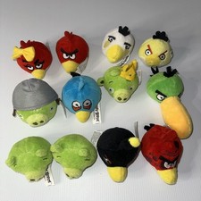 Angry Birds Pelúcia 8cm Flinger Rovio 2012 Vermelho Verde Branco Azul Preto 12 Para Escolher comprar usado  Enviando para Brazil