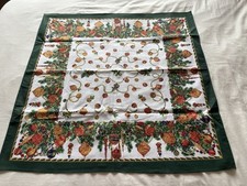 Square christmas tablecloth for sale  BRIDGWATER