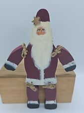 Wood santa handpainted for sale  Green Lane