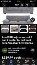 Seater seater sofa for sale  WESTON-SUPER-MARE