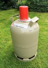 Gasflasche grau propangasflasc gebraucht kaufen  Hamburg