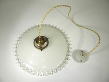 Suspension rosace opaline d'occasion  Le Teilleul
