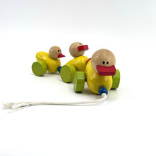 Holz enten nachziehspielzeug gebraucht kaufen  Gütersloh