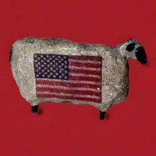 Usa flag primitive for sale  Fairport
